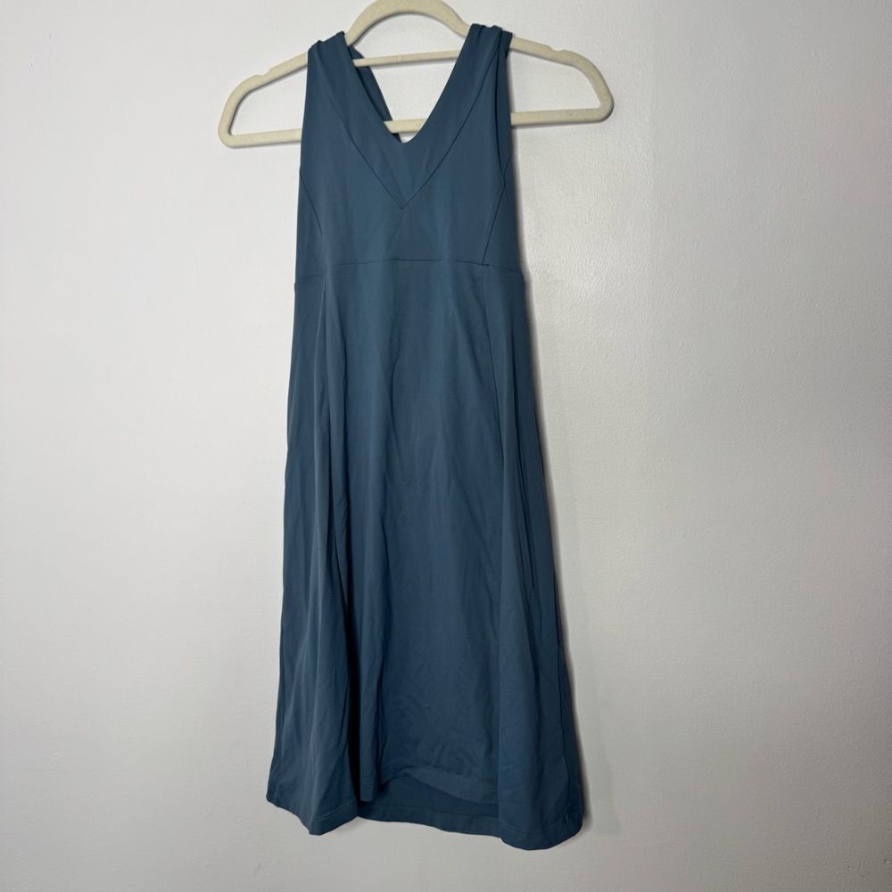 Patagonia blue halter midi dress size medium
